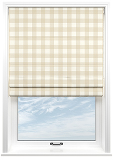 Gingham, Mullacombe - Roman Blind
